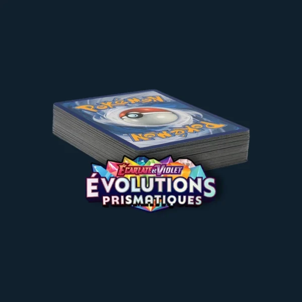Lot de 50 cartes Pokémon Évolutions Prismatiques