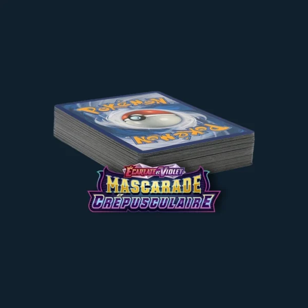 Lot de 50 cartes Pokémon Mascarade Crépusculaire